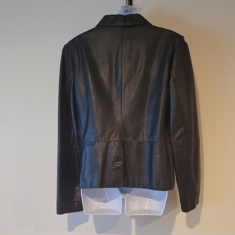Kenneth Cole Leather Jacket - Picture 3 of 10